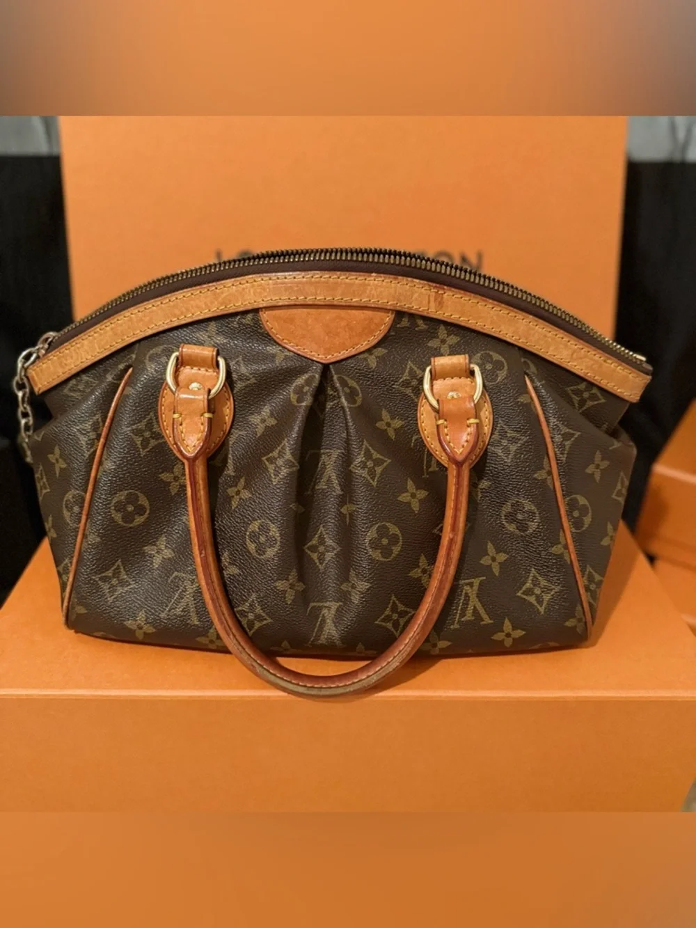 Louis Vuitton Monogram Top Handled Handbag Tivoli PM - Picture 2 of 4